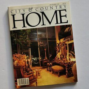 September 1987 City & Country Home Magazine Canadian Lifestyle Interior Design